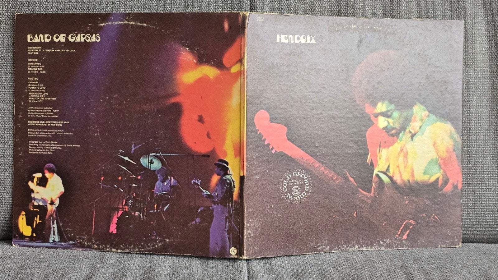 Hendrix-Band Of Gypsys Gatefold, Gebruikt, Ophalen of Verzenden, 1970 - 1979, 12 inch