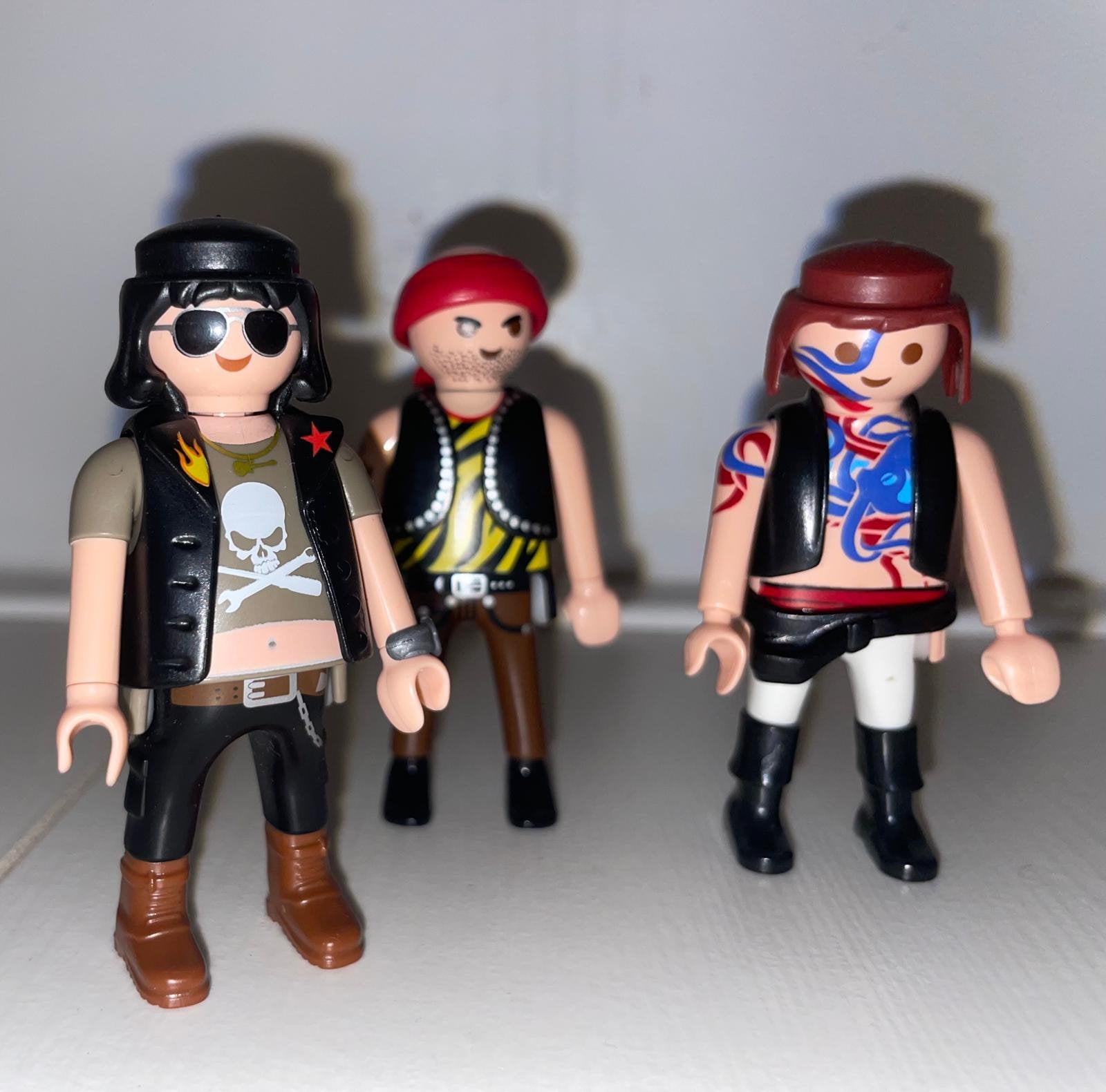 Playmobil. Drie ruige stoere mannen. Bloktufters, Kinderen en Baby's, Speelgoed | Playmobil, Ophalen of Verzenden, Zo goed als nieuw