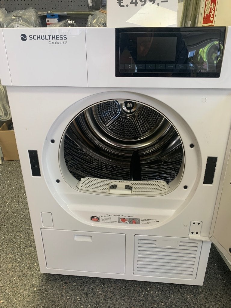Schultess Professional Wasdroger Superforte 812, Ophalen, 8 tot 10 kg, Zo goed als nieuw, Voorlader