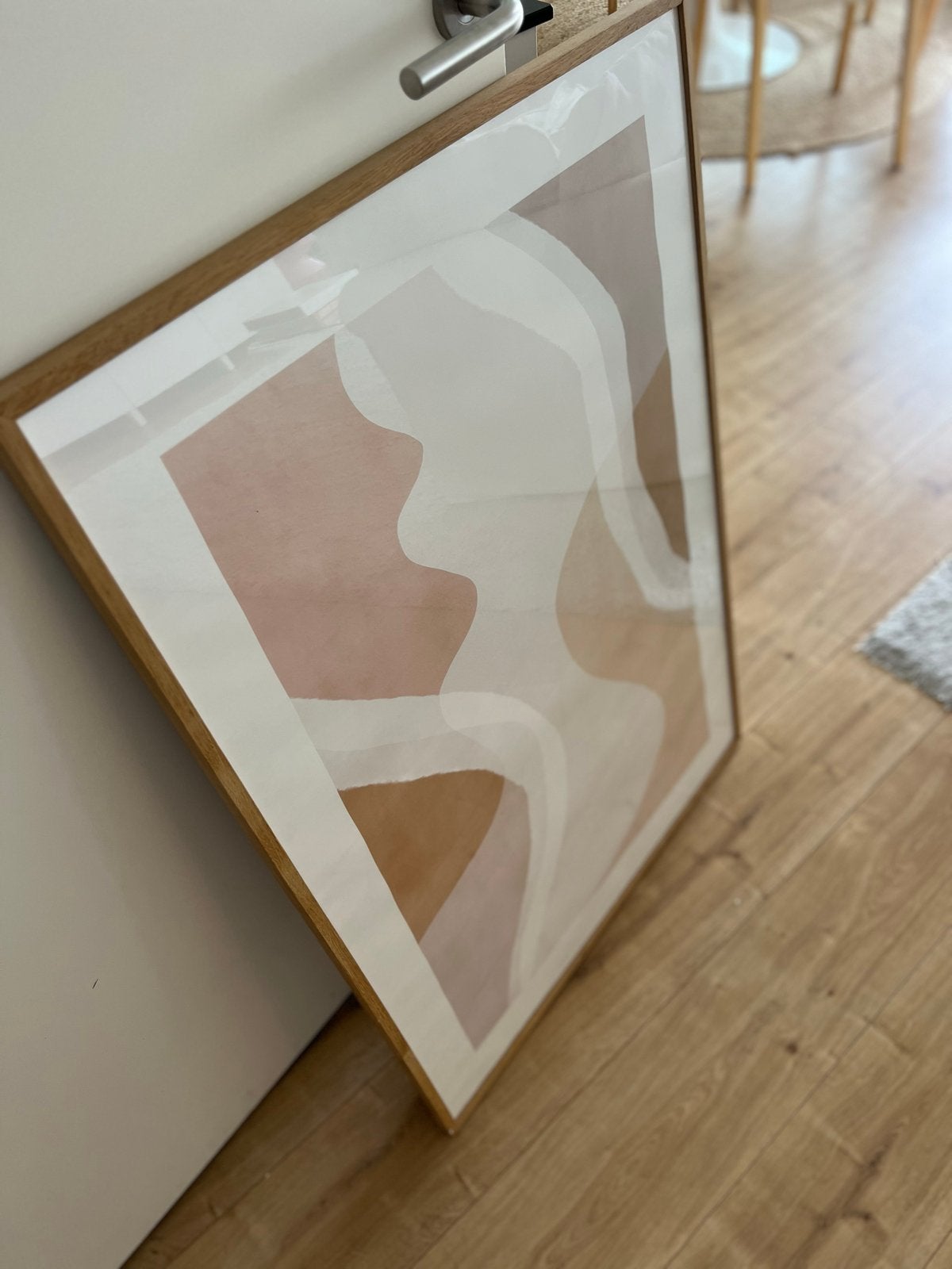 Desenio abstracte kunstprint in houten lijst, Ophalen