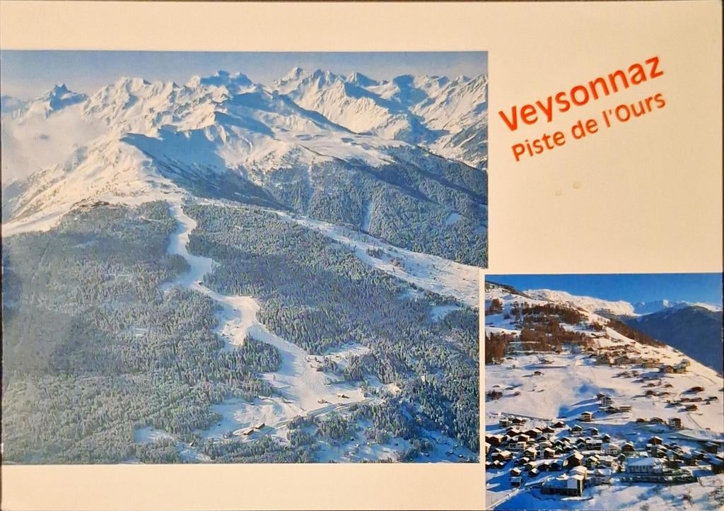 Veysonnaz Zwitserland 1994, Ophalen of Verzenden, 1980 tot heden, Gelopen, Overig Europa