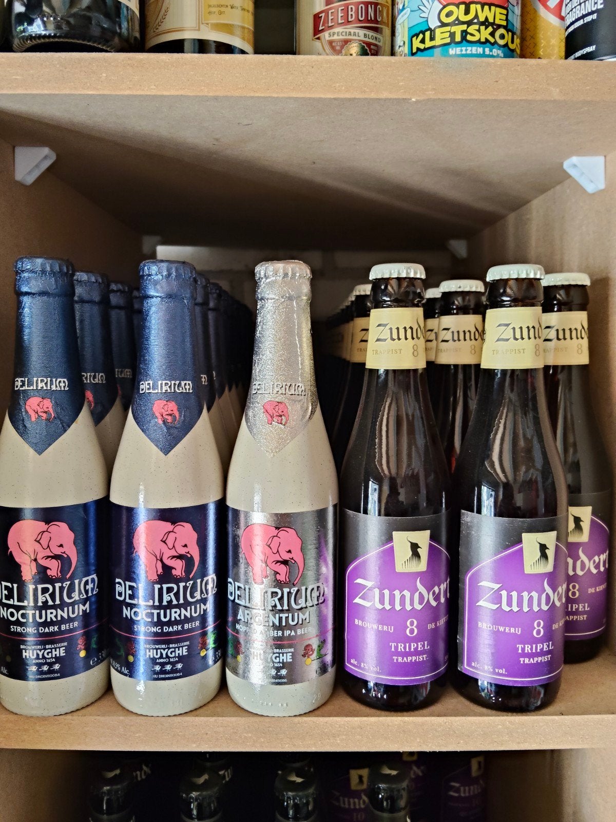 Speciaalbier: Delirium Nocturnum, Argentum & Zunder Tripel, Ophalen of Verzenden, Nieuw, Flesje(s), Overige merken