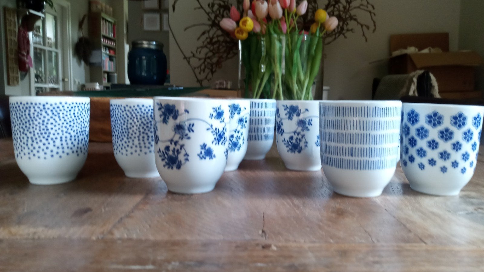 servies mokken ikea Entusiasm 22cl, Ophalen of Verzenden, Aardewerk, Overige stijlen, Kop(pen) en/of Schotel(s)