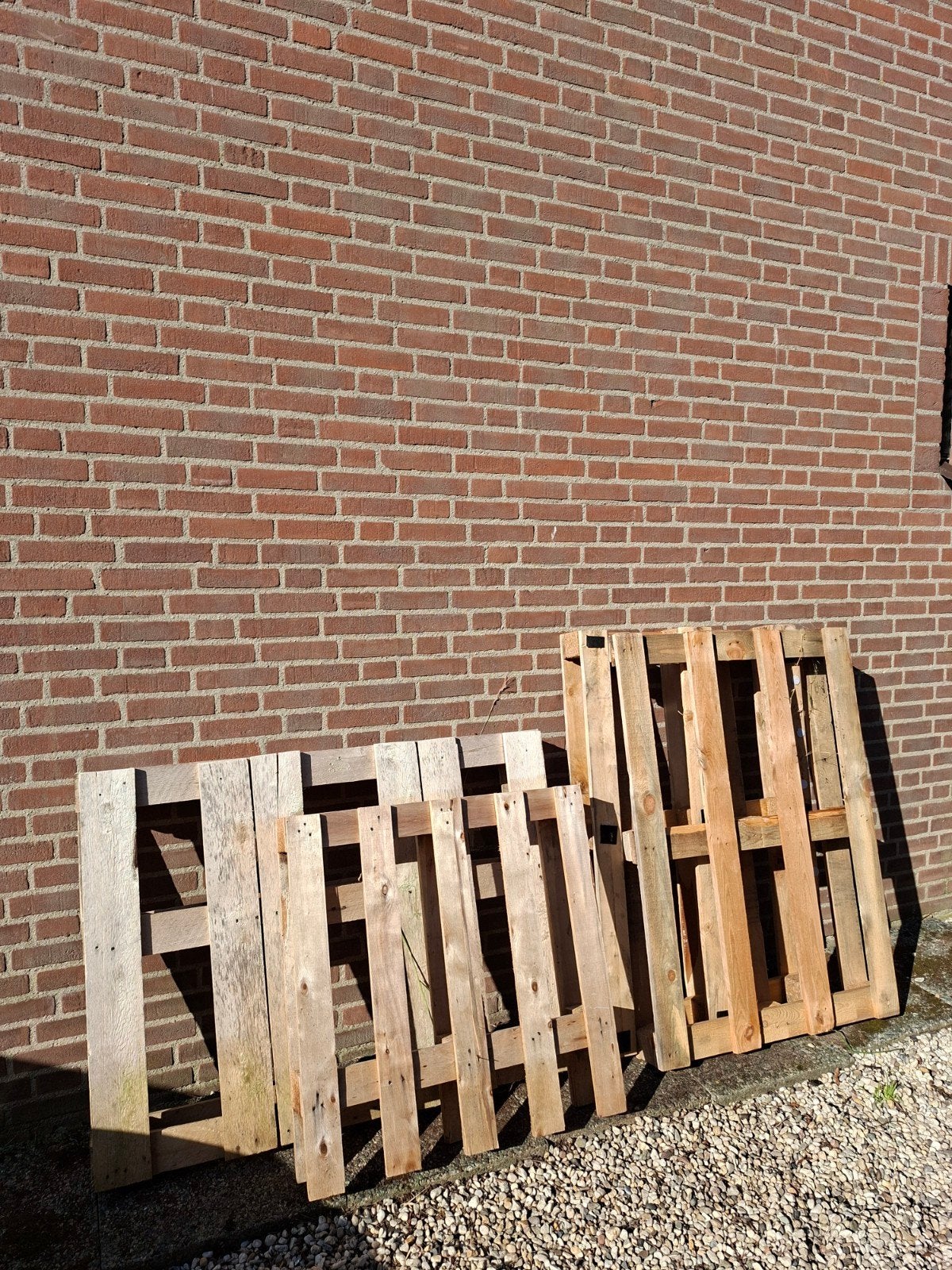 4 pallets, Ophalen, Overige houtsoorten, Minder dan 200 cm, Pallet