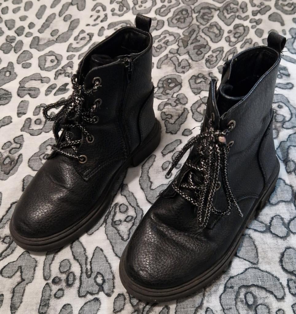 Stoere Graceland Biker Boots - Maat 34, Ophalen of Verzenden, Zo goed als nieuw, Zwart, Boots