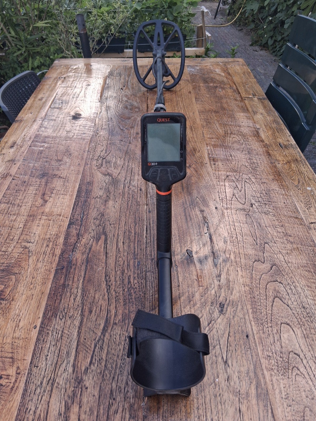 Quest Q30+ Metaaldetector, Hobby en Vrije tijd, Metaaldetectors, Gebruikt, Meer dan 30 cm, Instelbare gevoeligheid, Ophalen