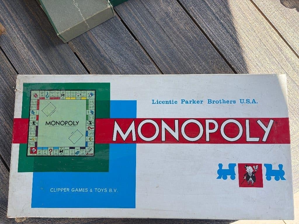 Monopoly vintage, Vijf spelers of meer, Ophalen of Verzenden, Gebruikt, Clipper