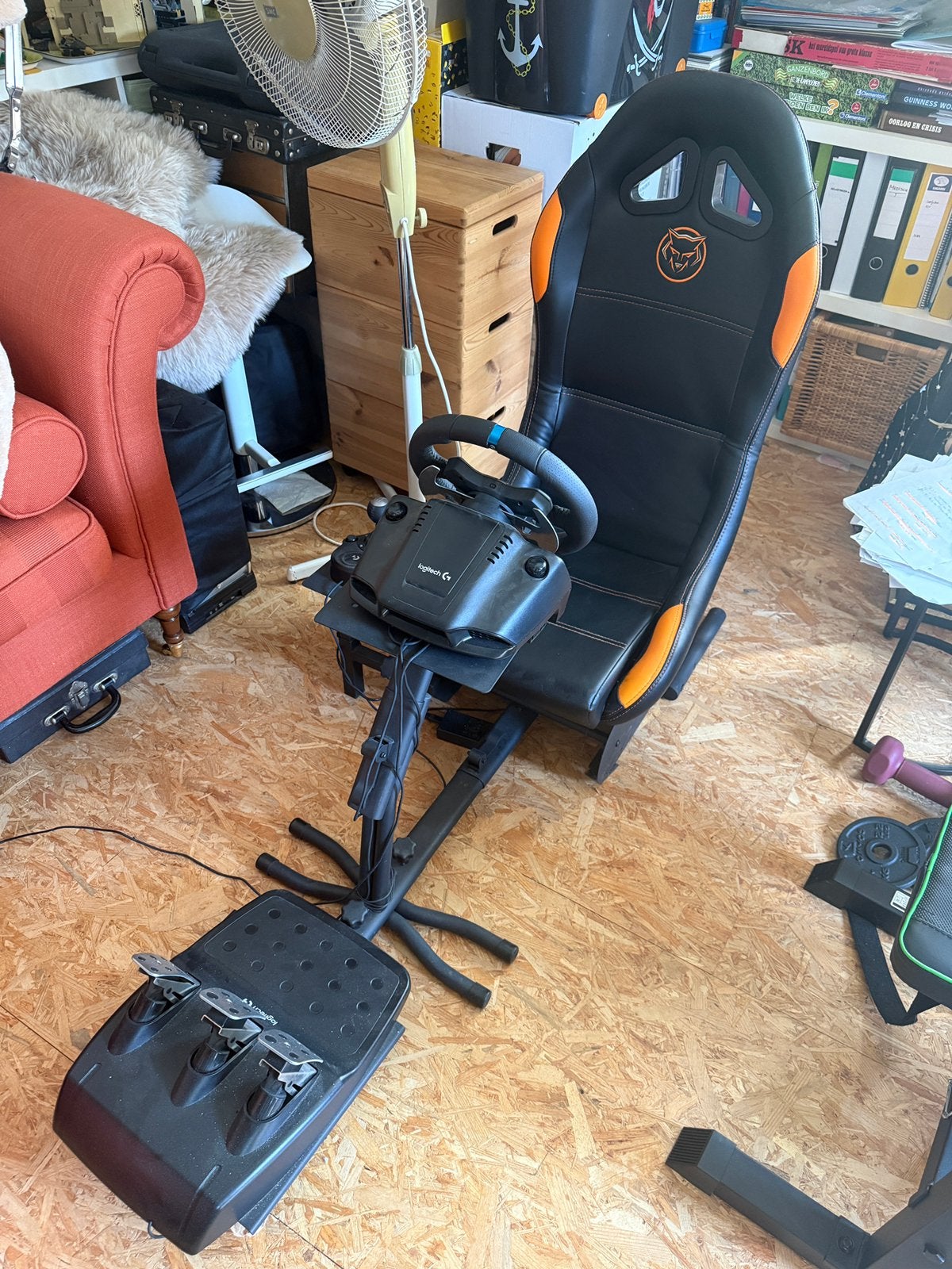 complete Logitech G29 race set voor PlayStation., Ophalen, Racen en Vliegen, Virtual Reality, Zo goed als nieuw