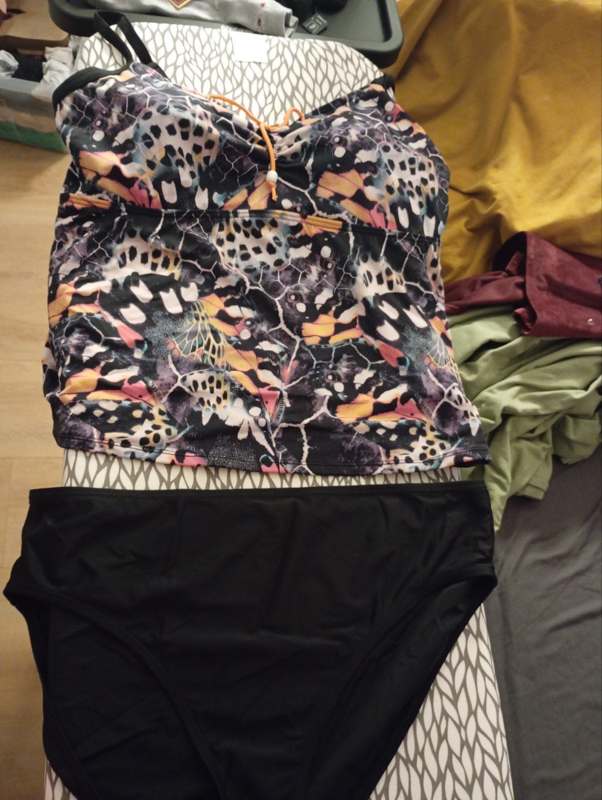 Tankini maat 46/48, Ulla Popkens, Kleding | Dames, Overige typen, Meerkleurig, Ulla Popken, Ophalen of Verzenden