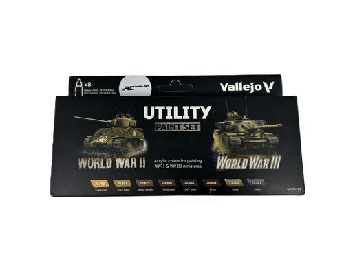 Vallejo Utility Paint Set VAL-70201, Overige merken, Tank, Verzenden, Groter dan 1:32