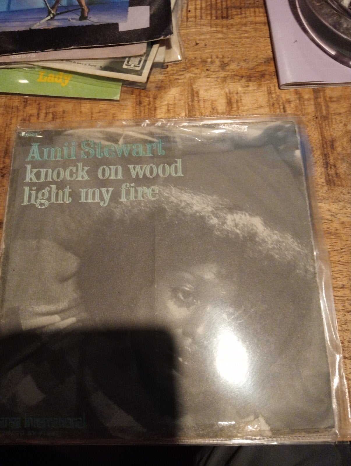 amii Stewart - knock on wood, Ophalen of Verzenden, Zo goed als nieuw, Pop