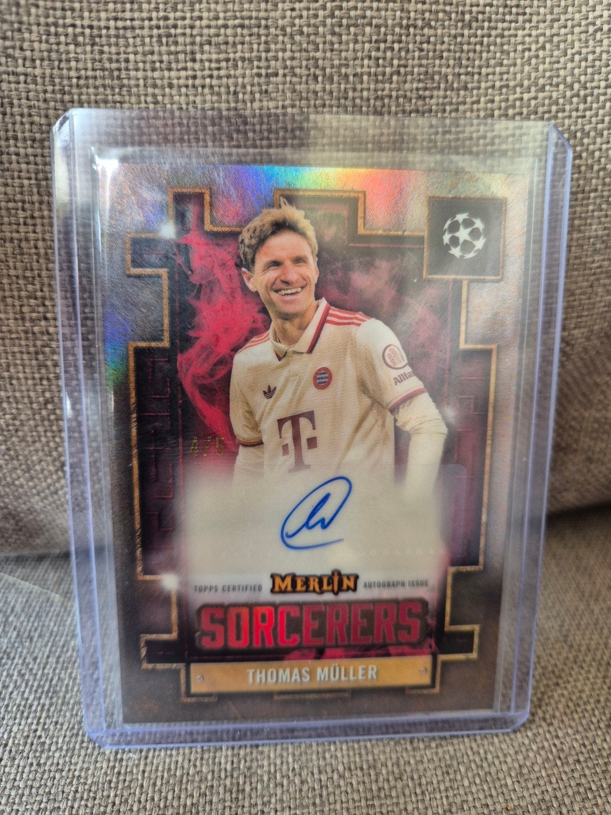Thomas Müller Sorcerers Autograph Kaart FC Bayer 4/5, Ophalen of Verzenden, Nieuw, Buitenlandse clubs, Spelerskaart