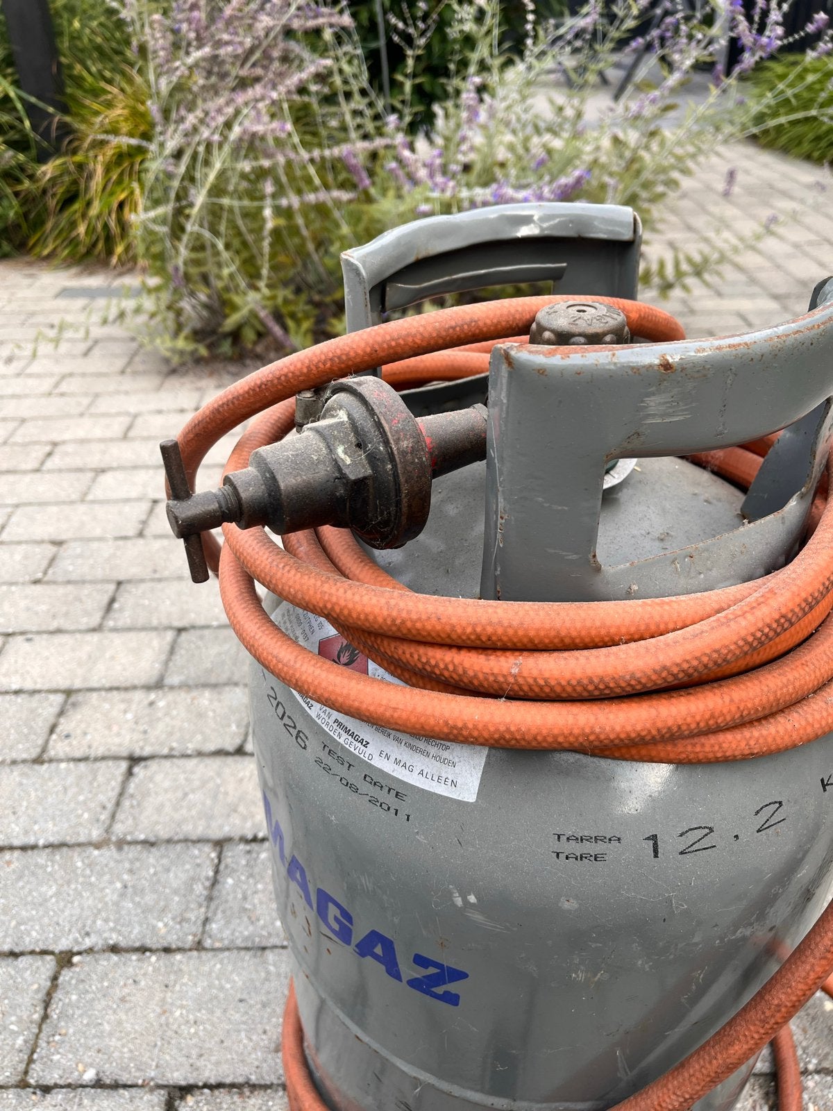 Gasbrander met gasfles - Onkruidbrander, Ophalen of Verzenden, Gebruikt, Overige typen