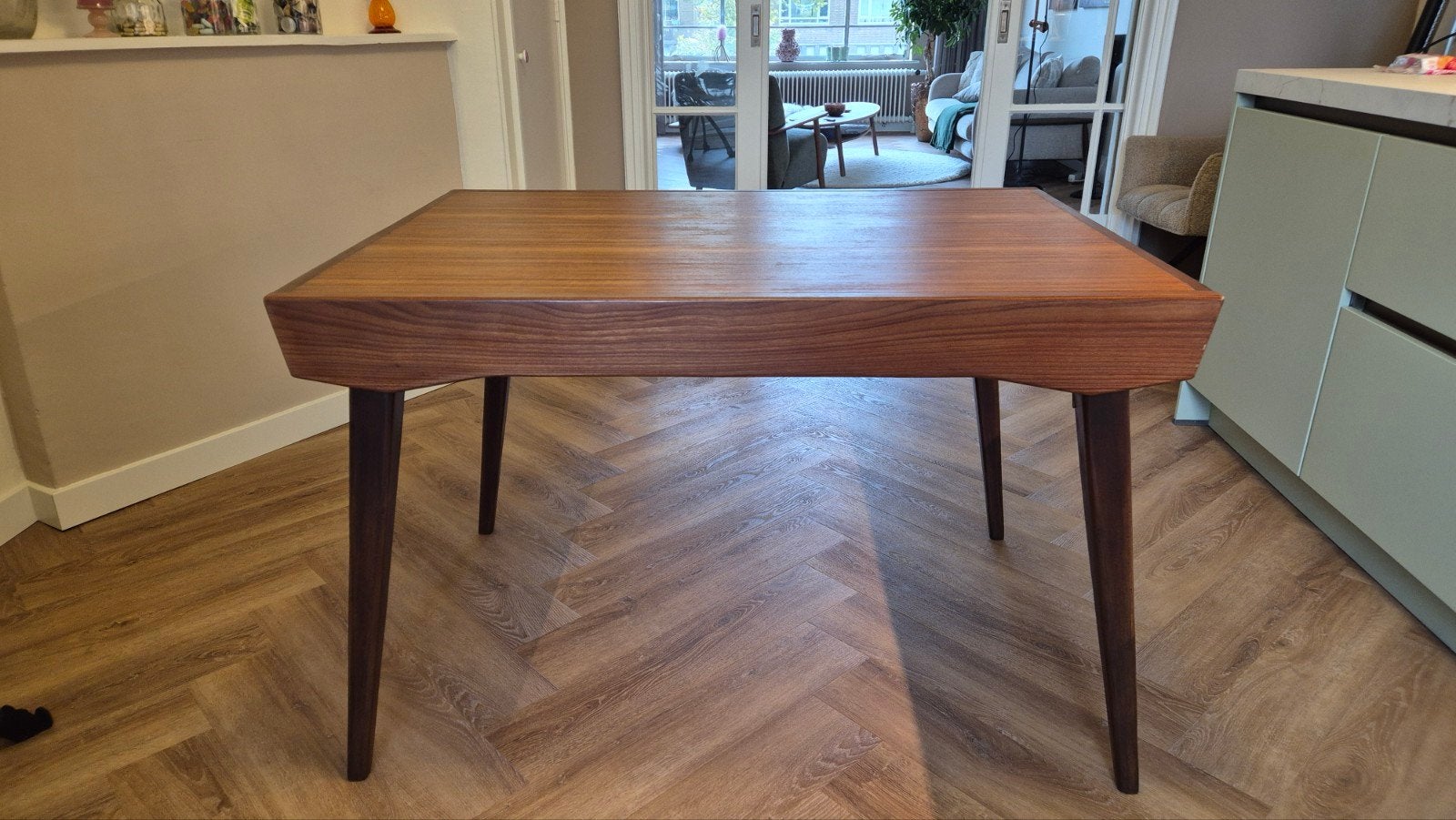 Vintage Louis van Teeffelen Eettafel Uitschuifbaar, Ophalen