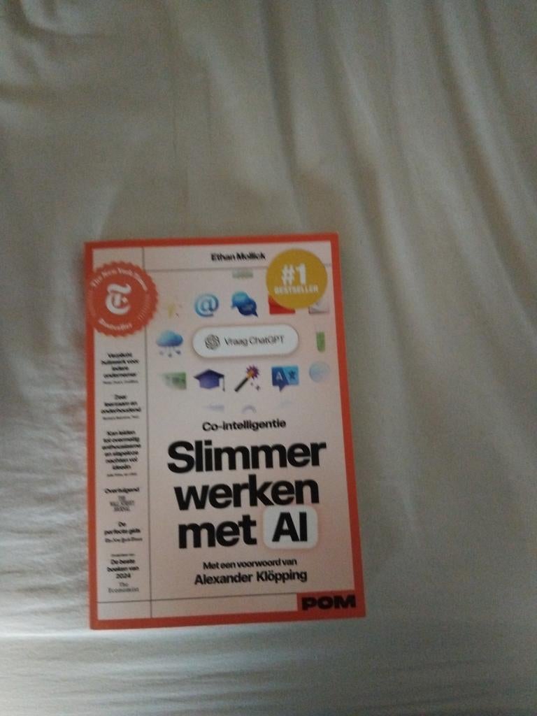 Co-intelligentie: Slimmer werken met AI - Ethan Mollick, Ophalen of Verzenden, Zo goed als nieuw, Ethan Mollick, Nederland