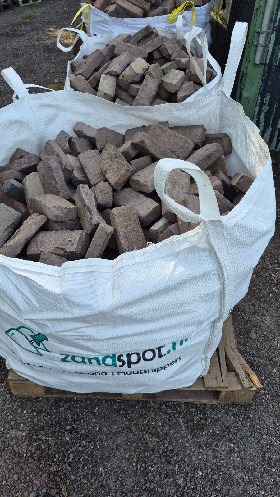 ✅️🧱HARDGEBAKKEN WAALTJES.  "VIJFDUIMERS", Tuin en Terras, Ophalen of Verzenden, Gebruikt, Keramiek, Klinkers