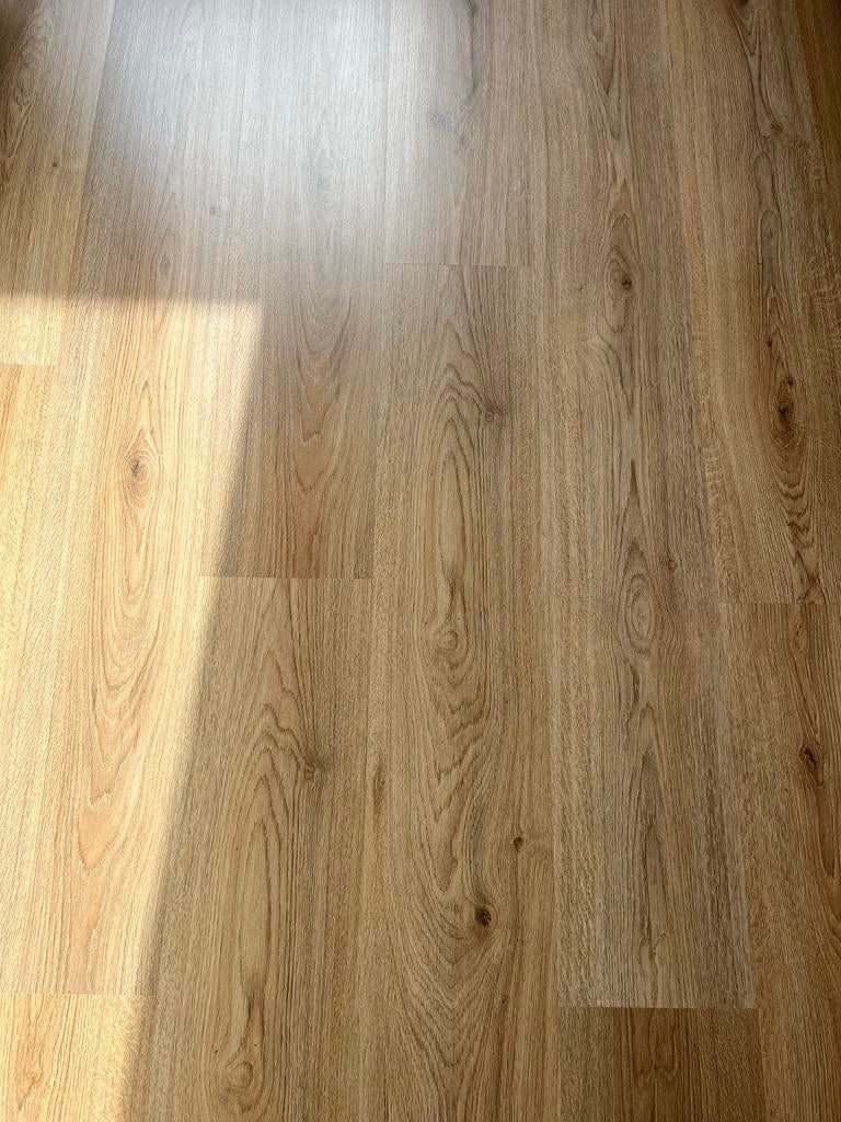 Laminaat Natuur Eiken (40m2) + Ondervloer (36m2), Ophalen, 50 tot 150 cm, Zo goed als nieuw, 10 m² of meer