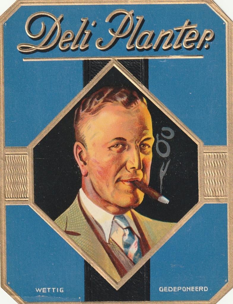 etiket V - 2257  sigarenbandjes, Ophalen of Verzenden, Nieuw, Sigarenbandjes