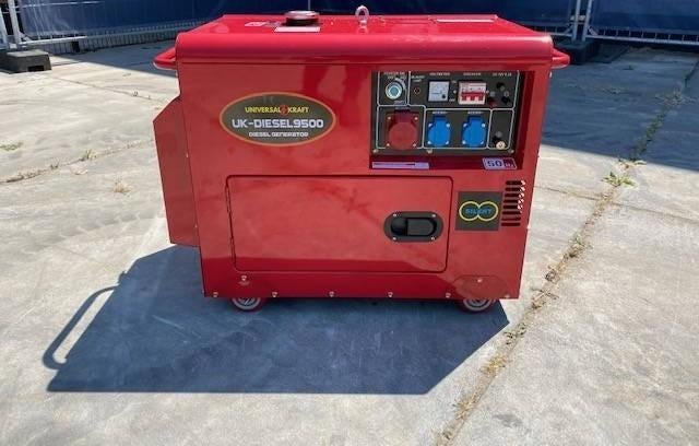 Aggregaat/generator Diesel 9500w Silent Gratis levering, Doe-het-zelf en Verbouw, Aggregaten, Dieselolie, Geluidgedempt, Nieuw
