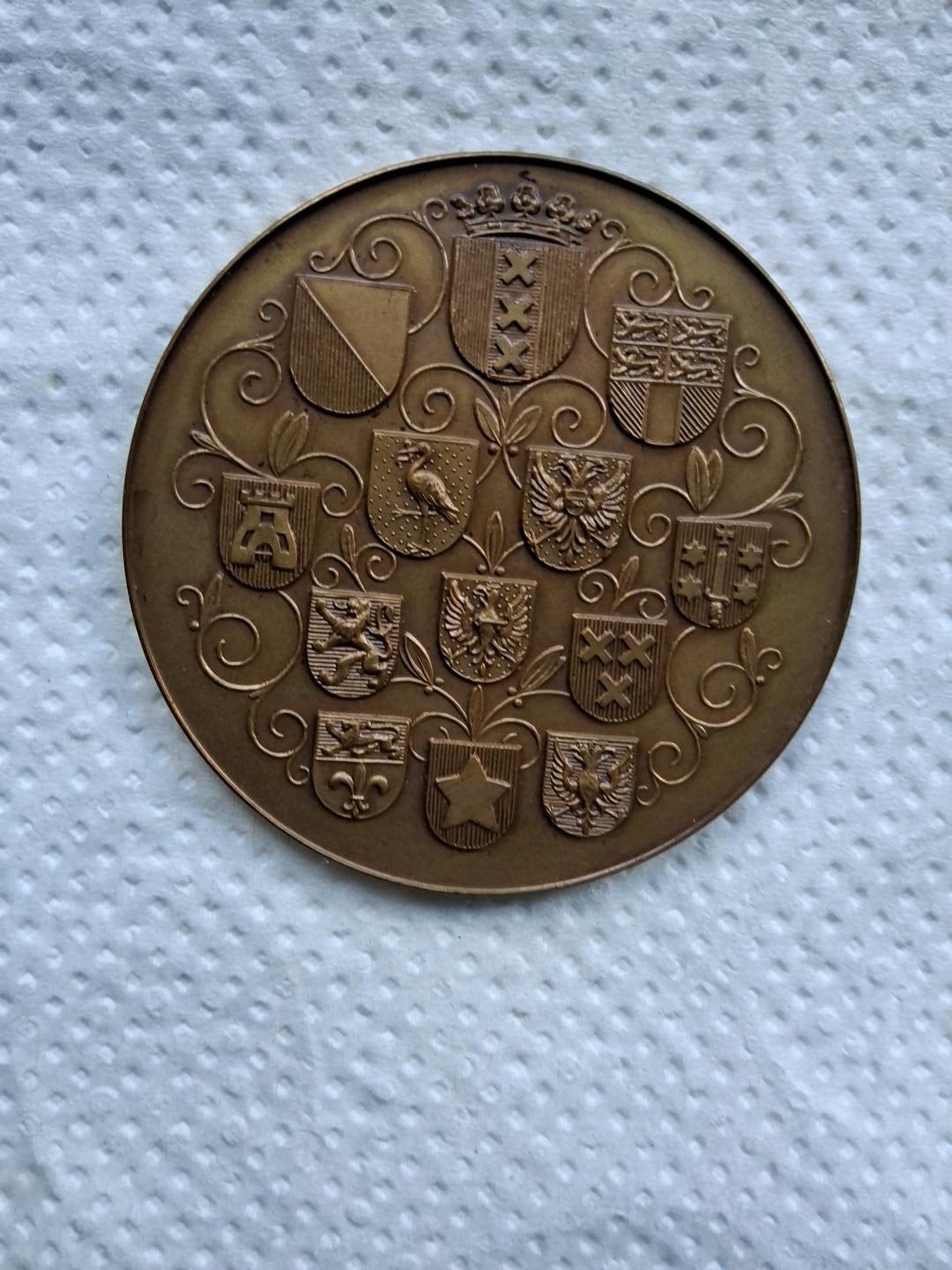 Herinneringsmedaille KNGV 1933 Rotterdam - Brons 5cm, Postzegels en Munten, Penningen en Medailles, Ophalen of Verzenden, Brons