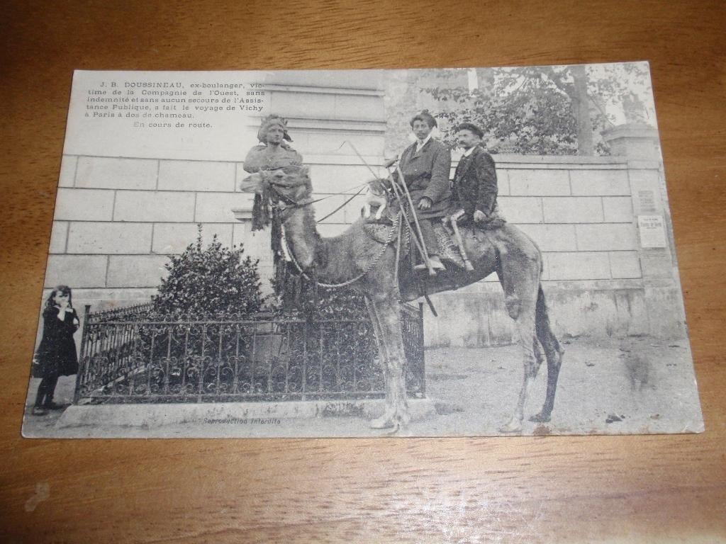 Op de Kameel door Parijs ex Boulanger Protest Doussineau, Verzenden, Voor 1920, Ongelopen, Politiek en Historie