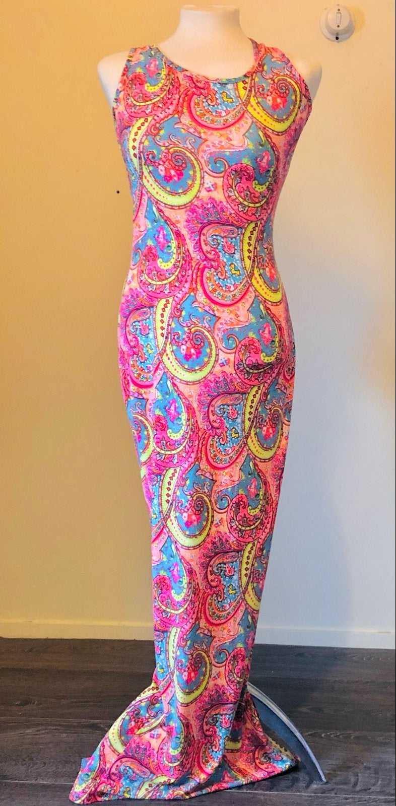 Lange Zomerjurk Maxi Dress Maat M / 38 super gaaf!, Maat 38/40 (M), Meerkleurig, Ophalen of Verzenden, Zo goed als nieuw