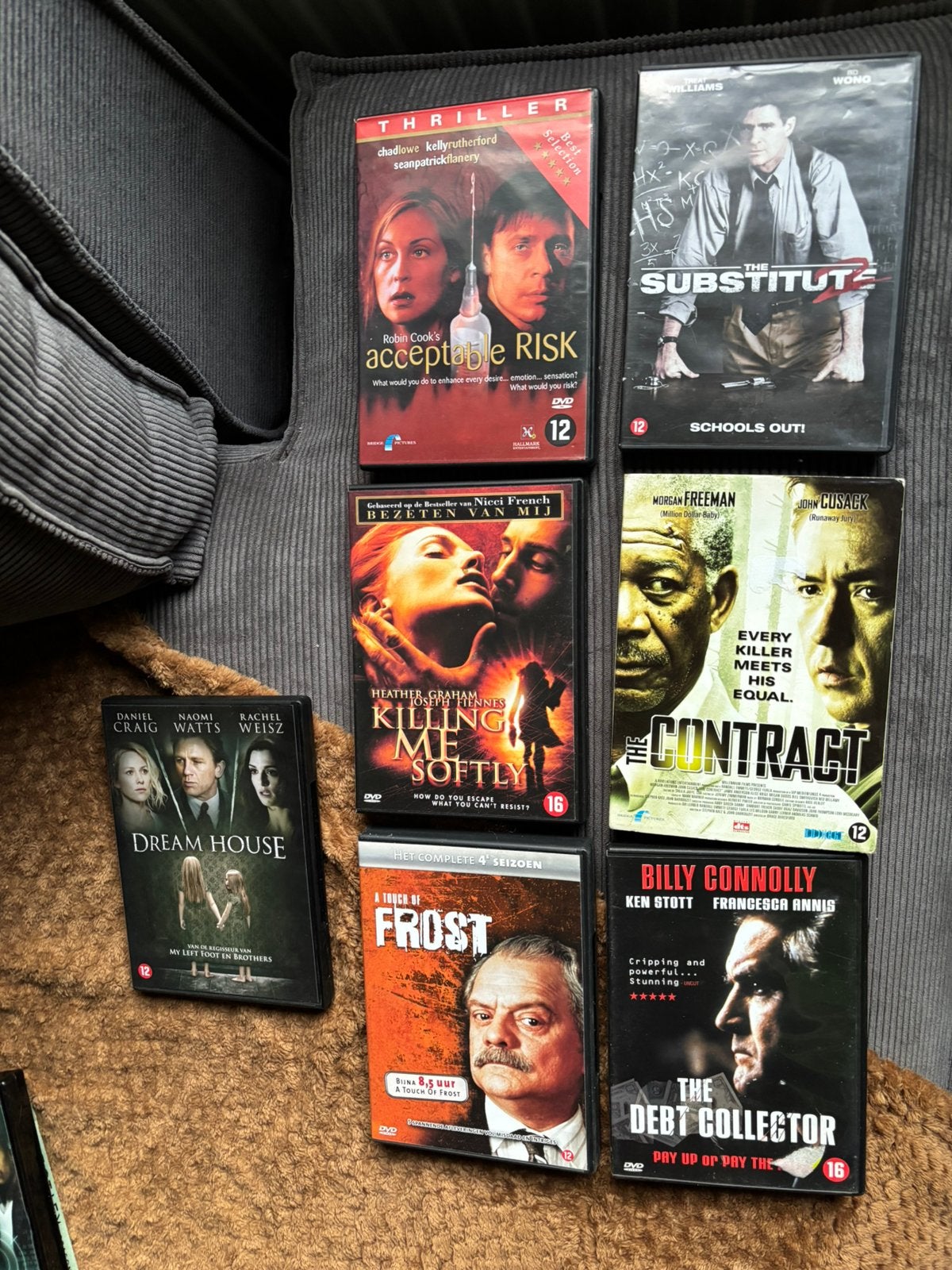 Goede actie, thriller, detective, crime films/series op dvd, Ophalen, Vanaf 16 jaar, Nederlands, Actiethriller