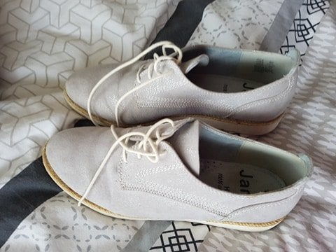 zilver grijze schoenen maat 38, Jana, Ophalen of Verzenden, Grijs, Sneakers of Gympen