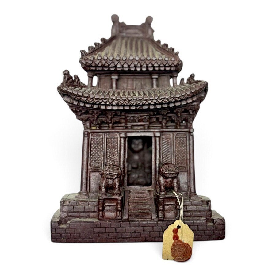 Chinees stenen beeldhouwwerk, Boeddhistische tempel, Ophalen of Verzenden, Gebruikt, Religie