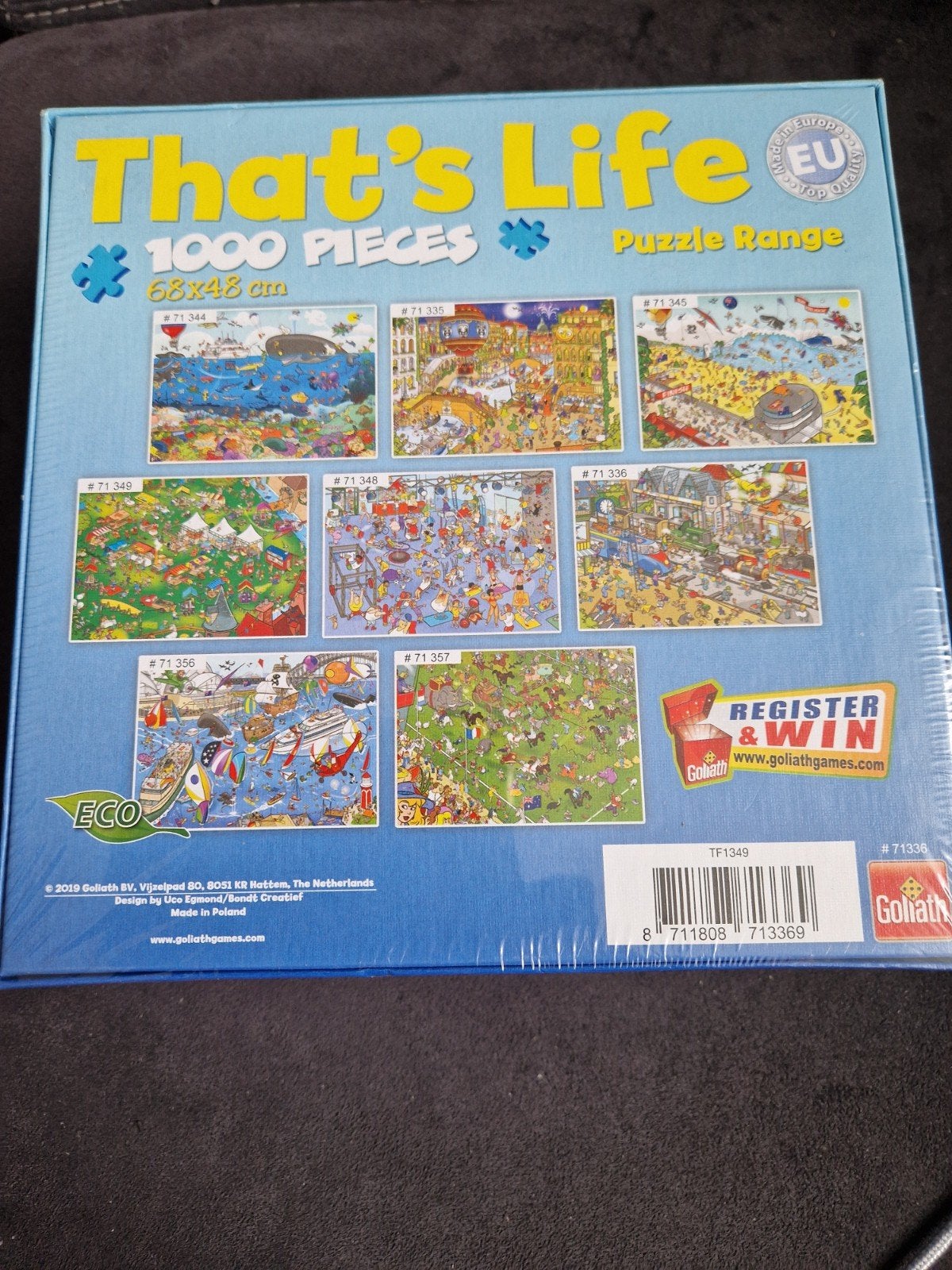 That's life puzzel 1000 stukjes, 2000 tot heden, Nieuw, Ophalen of Verzenden, Landkaart