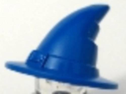 Lego Castle Helmen 2x Tovenaars Hoed / Punt Muts Blauw 6131, Lego, Nieuw, Ophalen of Verzenden, Losse stenen