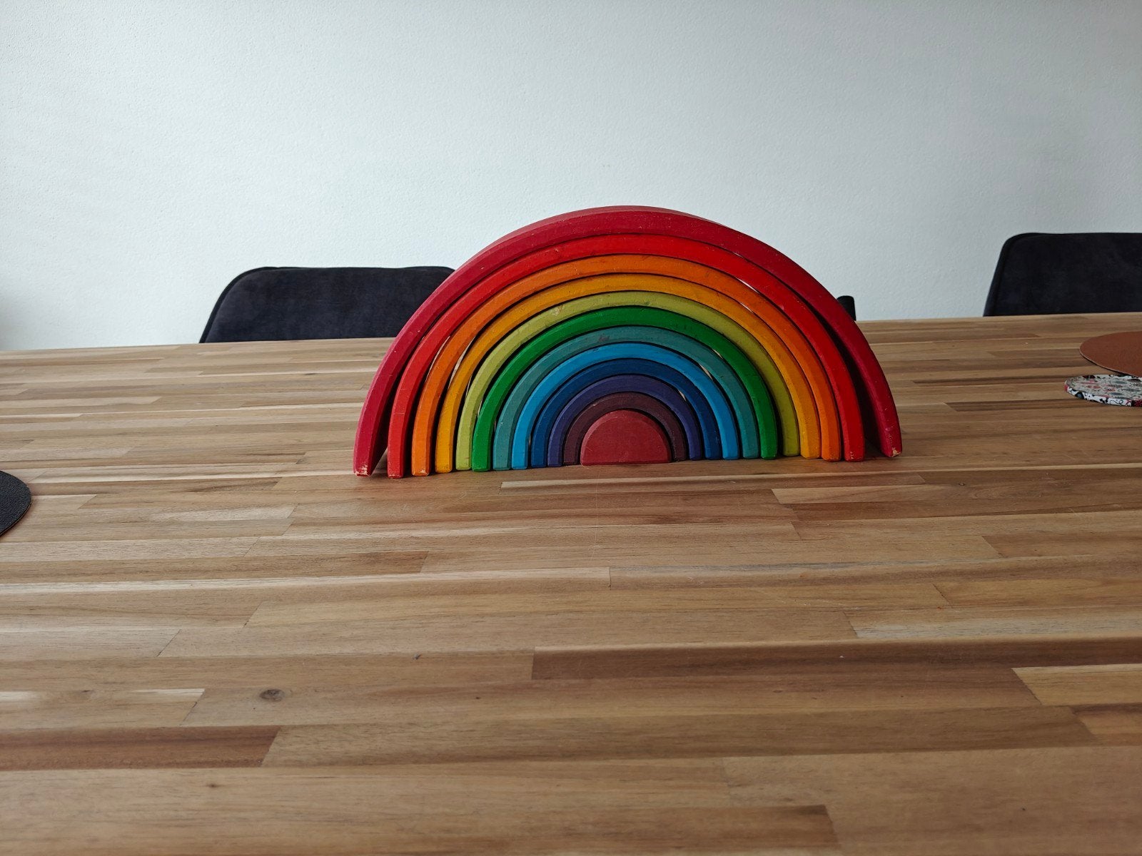 Grimm's regenboog groot (38cm) - gebruikt maar intact, Ophalen of Verzenden, Gebruikt, Overige typen