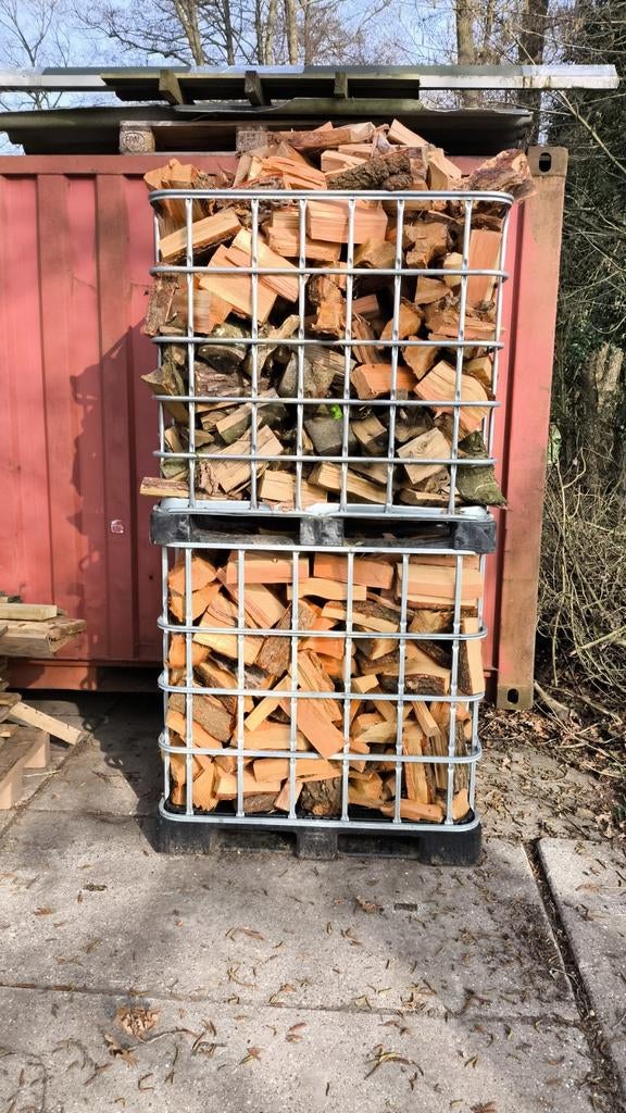 Douglas gekloofd haardhout 65,- per m³, Minder dan 3 m³, Ophalen, Overige houtsoorten, Blokken