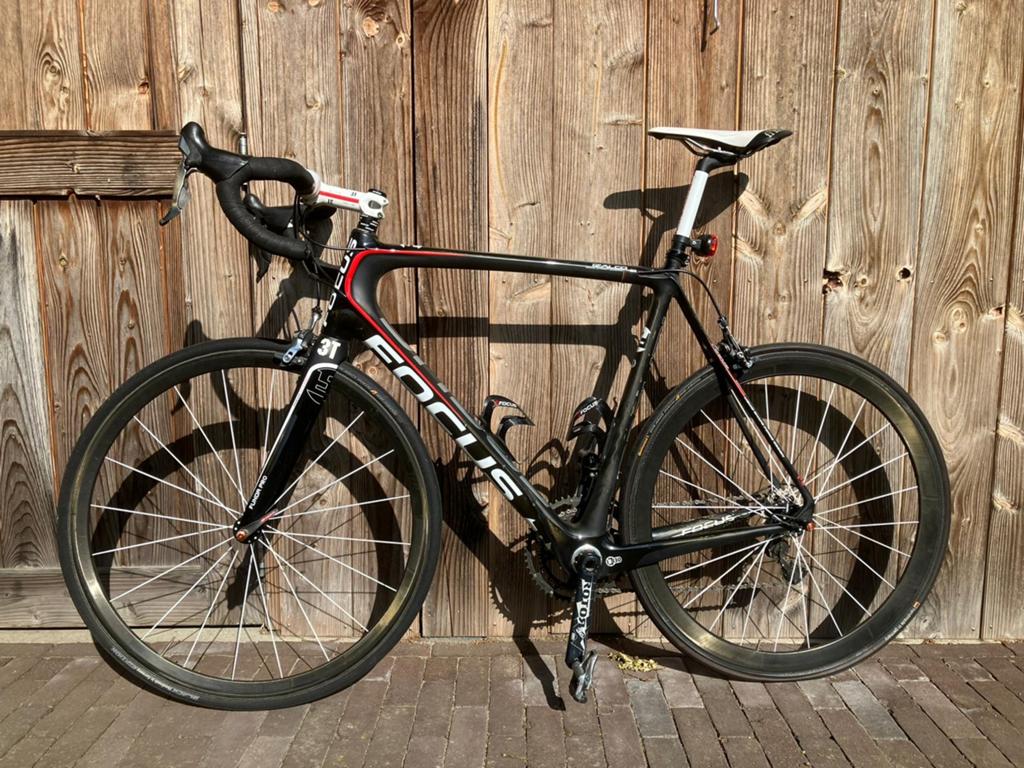 Focus Izalco Racefiets XXL - Opknapper Achterwiel, 28 inch, Gebruikt, Carbon, 57 tot 61 cm