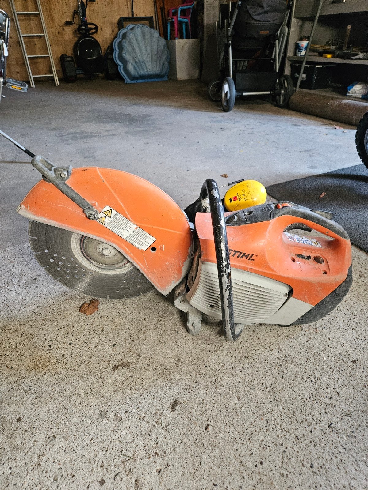 Stihl TS 420 doorslijper - Krachtige en betrouwbare zaag, Doe-het-zelf en Verbouw, Ophalen of Verzenden, Gebruikt, Overige typen