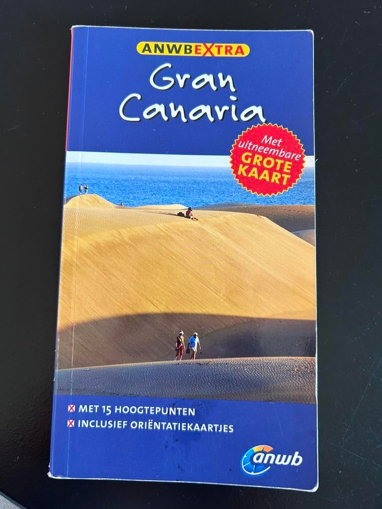 Gran Canaria anwb reisgids met grote kaart, Europa, Ophalen of Verzenden, Zo goed als nieuw, Reisgids of -boek