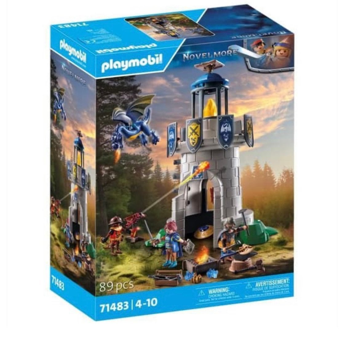 NIEUW Playmobil riddertoren met draak en smid 71483, Kinderen en Baby's, Speelgoed | Playmobil, Ophalen of Verzenden, Nieuw