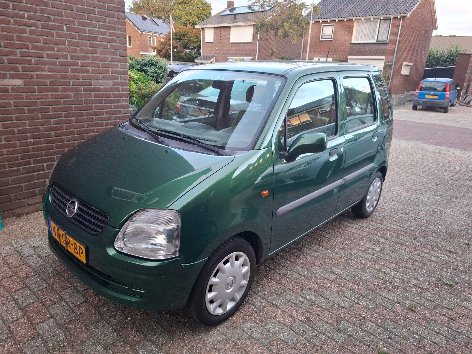 Opel Agila 1.2 I 16V 2001 Groen, Voorwielaandrijving, 15 km/l, 74 pk, 31 €/maand