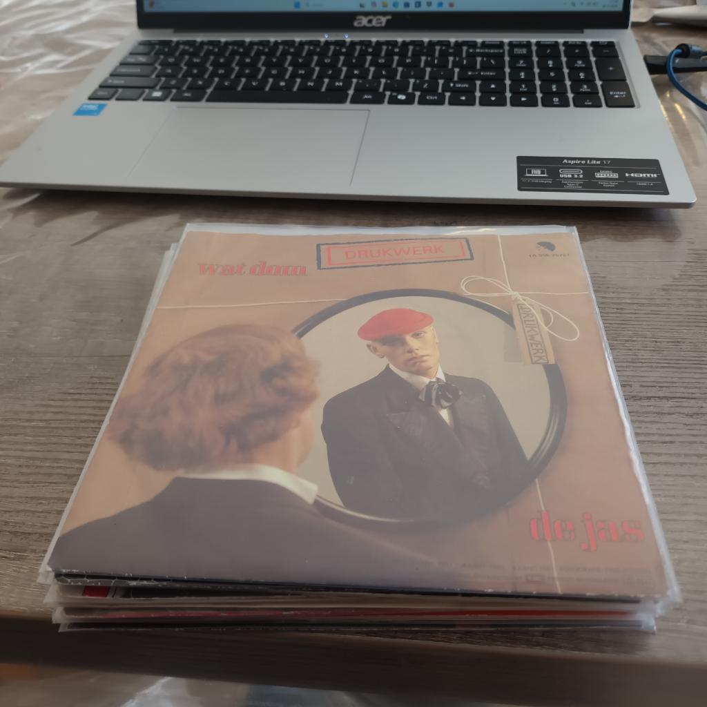 drukwerk - wat dom, Cd's en Dvd's, Vinyl | Nederlandstalig, Overige formaten, 1980 - 1989, Ophalen of Verzenden, Zo goed als nieuw