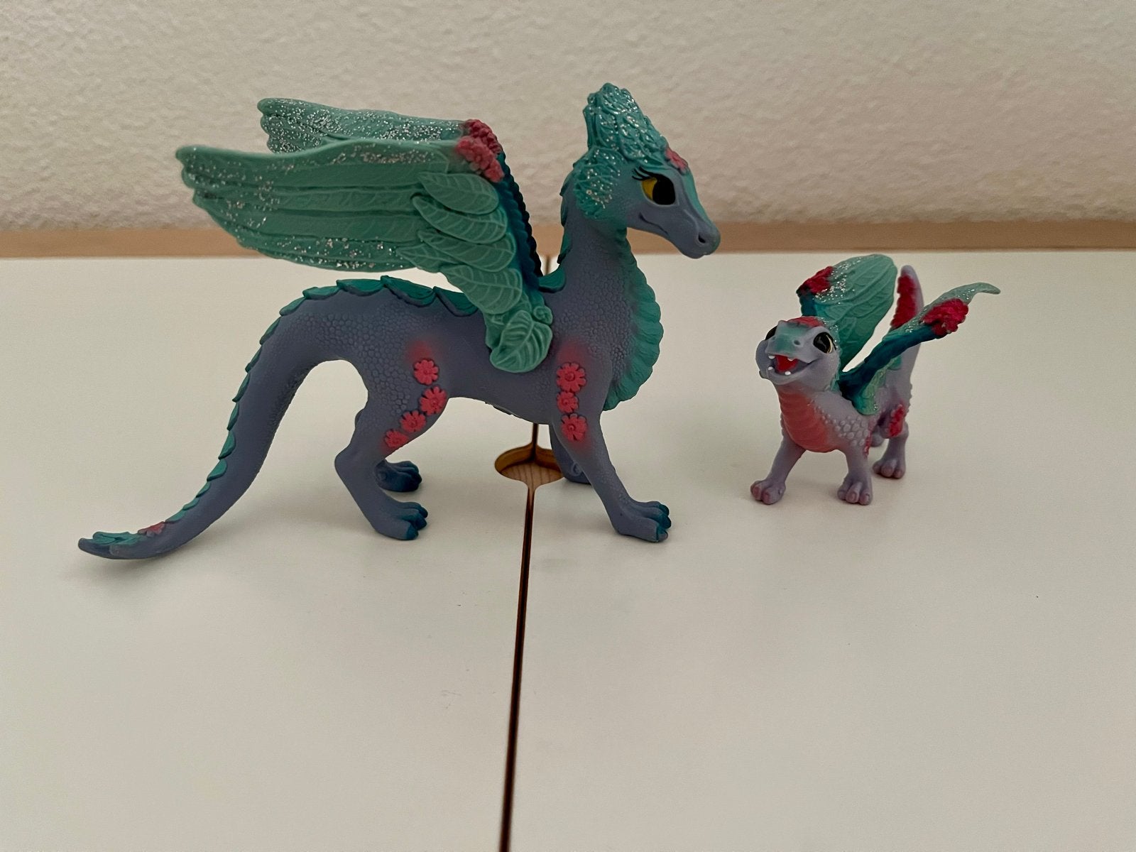Schleich Draak en Babydraak Elfenwereld Bayala, Ophalen of Verzenden, Zo goed als nieuw