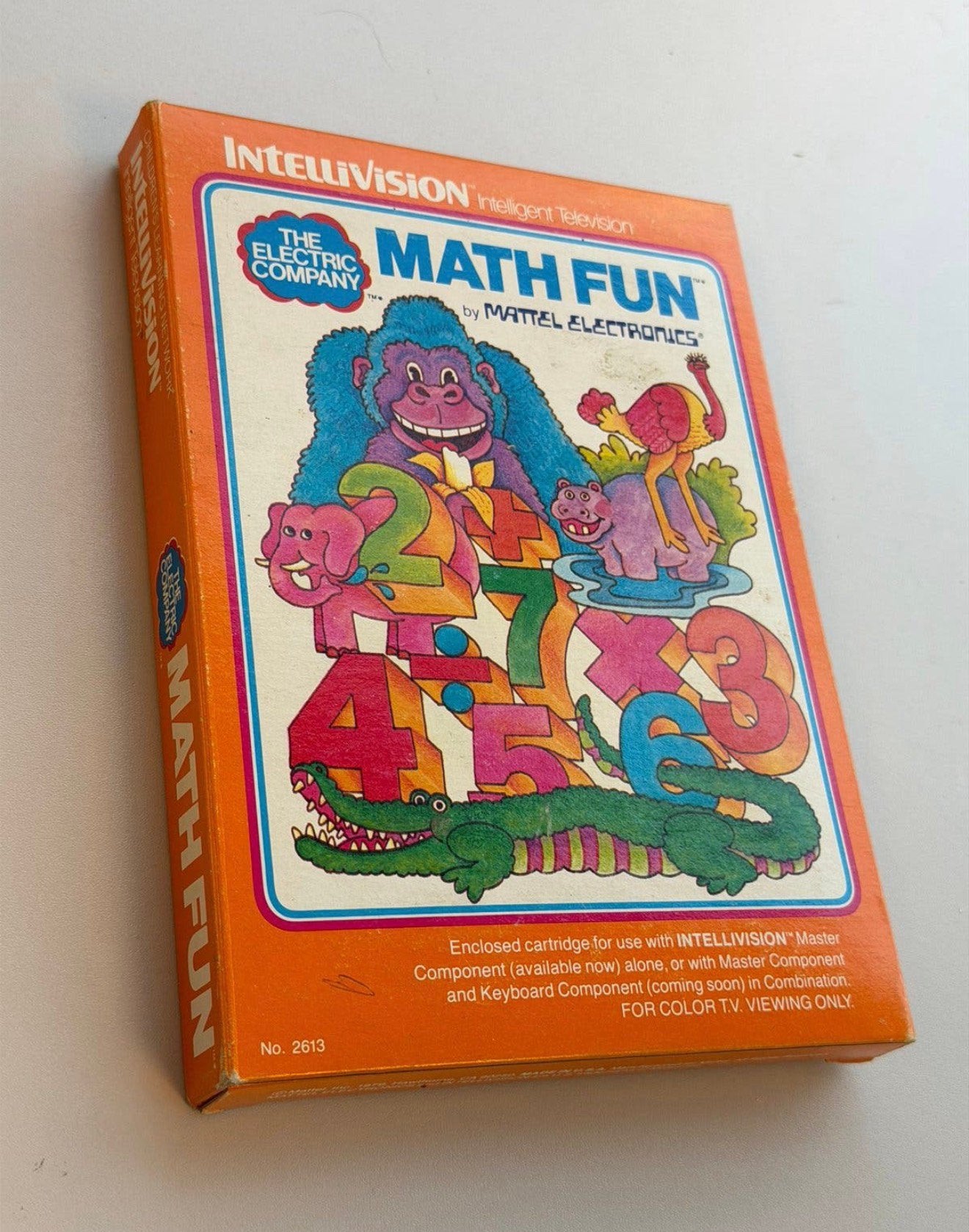 Electric Company Intellivision Math Fun game CIB Mattel 1979, P, P, Ophalen of Verzenden, Zo goed als nieuw
