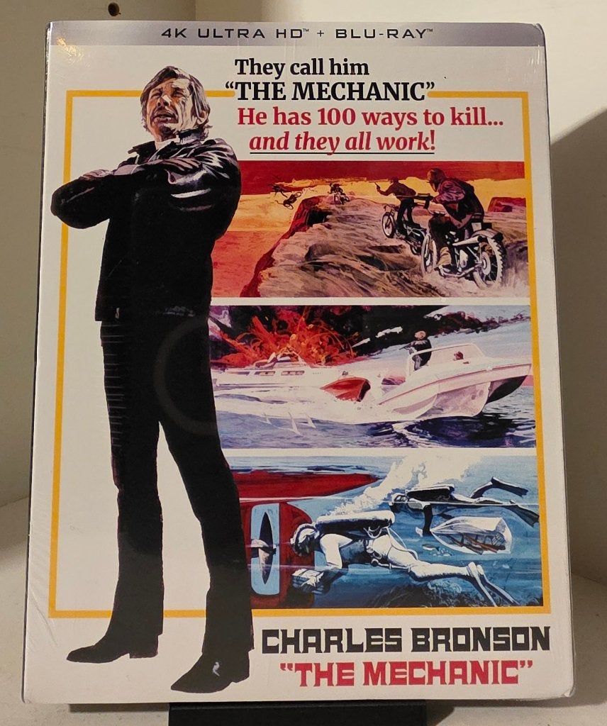 THE MECHANIC - Kino Lorber DF Slip - Blu-ray+4K UHD, Verzenden, Film, Nieuw in verpakking, Met slipcover/slipcase