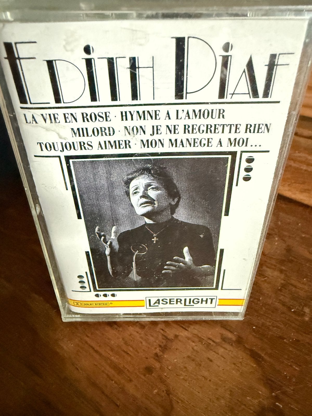 Edith Piaf - La Vie en Rose Cassettebandje, Gebruikt, Overige genres, 1 bandje, Ophalen of Verzenden