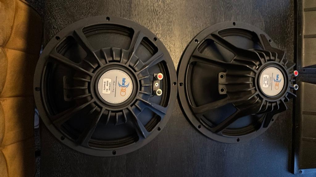 2x Faital Pro 12PR300 midwoofers als nieuw, Audio, Tv en Foto, Luidsprekers, Overige merken, Ophalen of Verzenden, Zo goed als nieuw