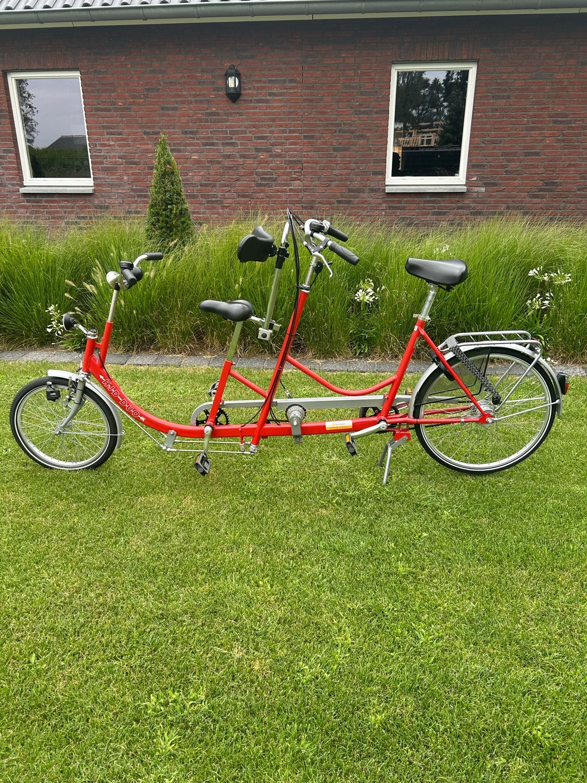 HJD-DUO  Ouder Kindtandem tandemfiets, Minder dan 10 versnellingen, Minder dan 49 cm, Velgrem, Ophalen of Verzenden