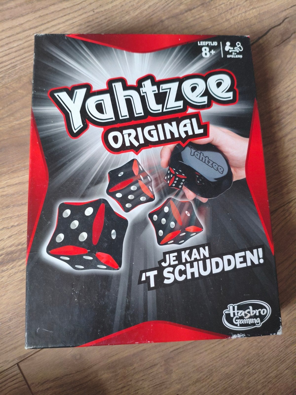 Yahtzee Original dobbelspel, Een of twee spelers, Ophalen of Verzenden, Zo goed als nieuw