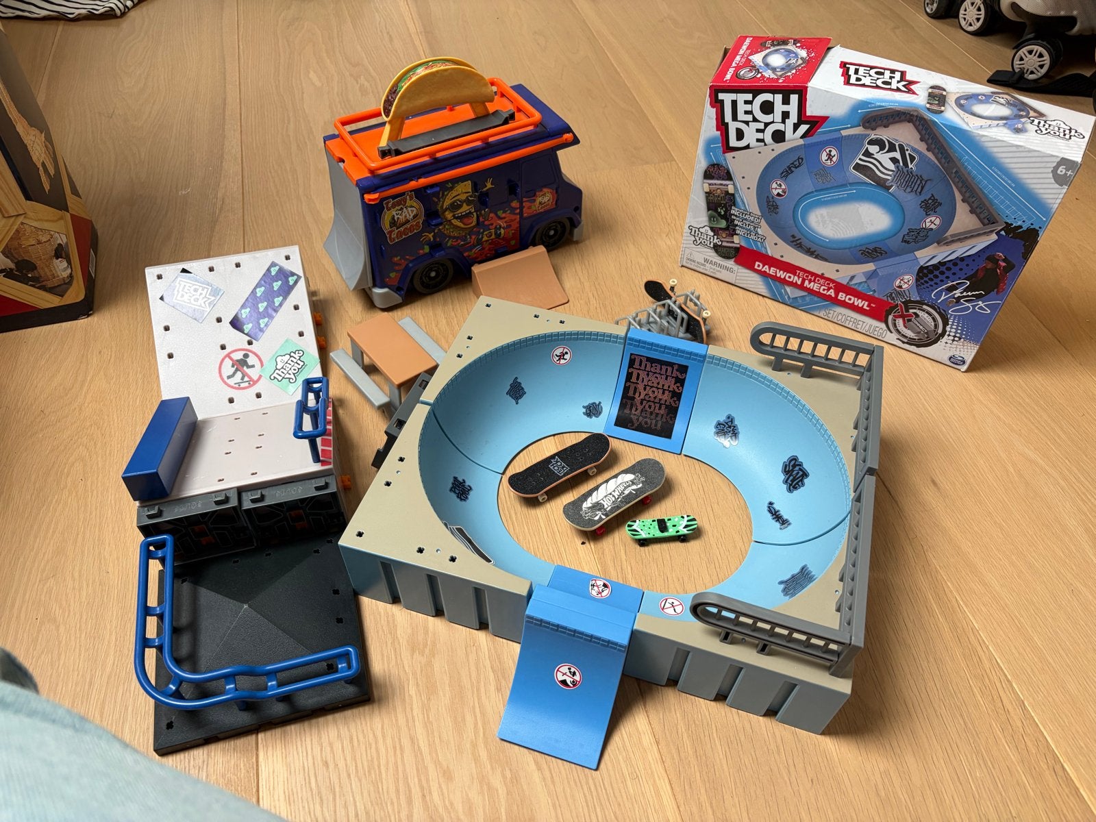 Tech Deck Skateboard Park Set met Accessoires, Ophalen, Gebruikt, Jongen of Meisje