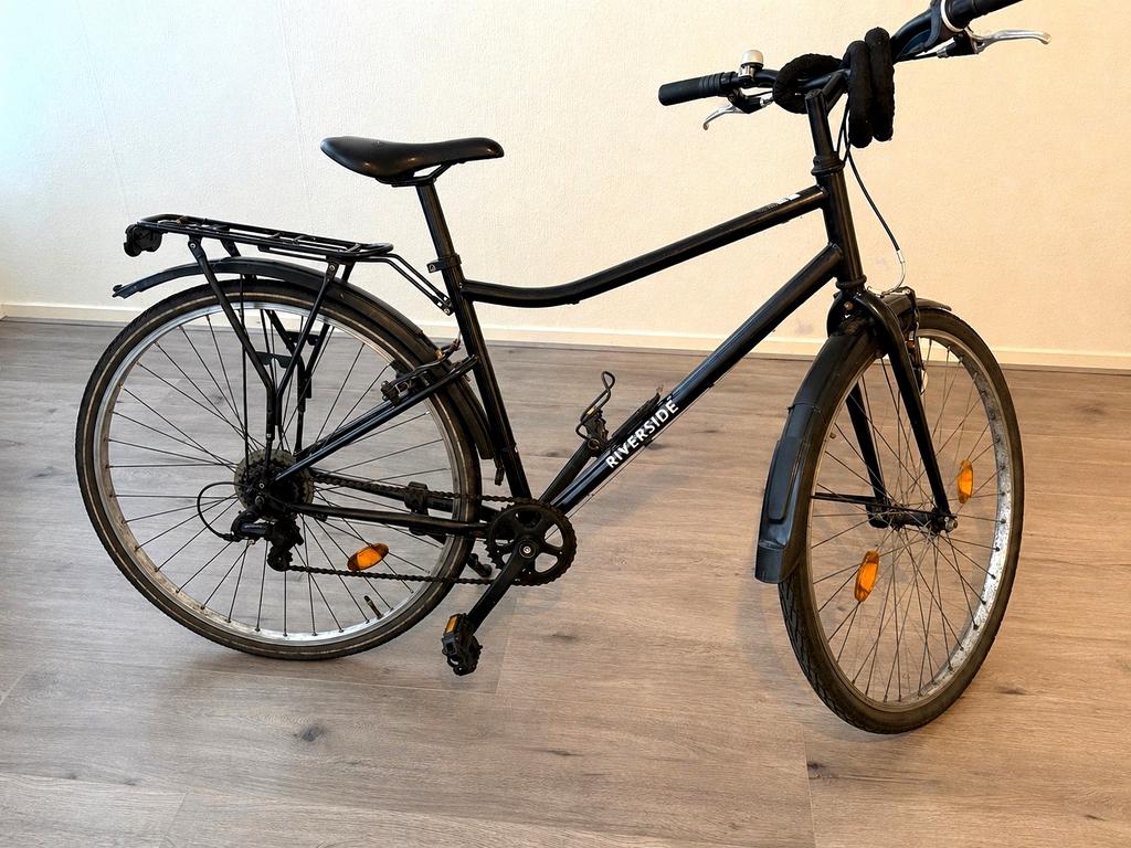 Riverside 120 hybride fiets – 8 versnellingen – €120, Overige merken, Gebruikt, Velgrem, Ophalen of Verzenden