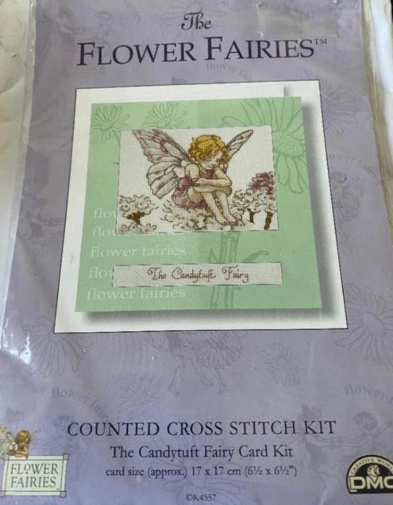 BORDUURPAKKET FLOWER FAIRIES THE CANDYTUFT FAIRY, Verzenden, Nieuw, Handborduren, Borduurpakket