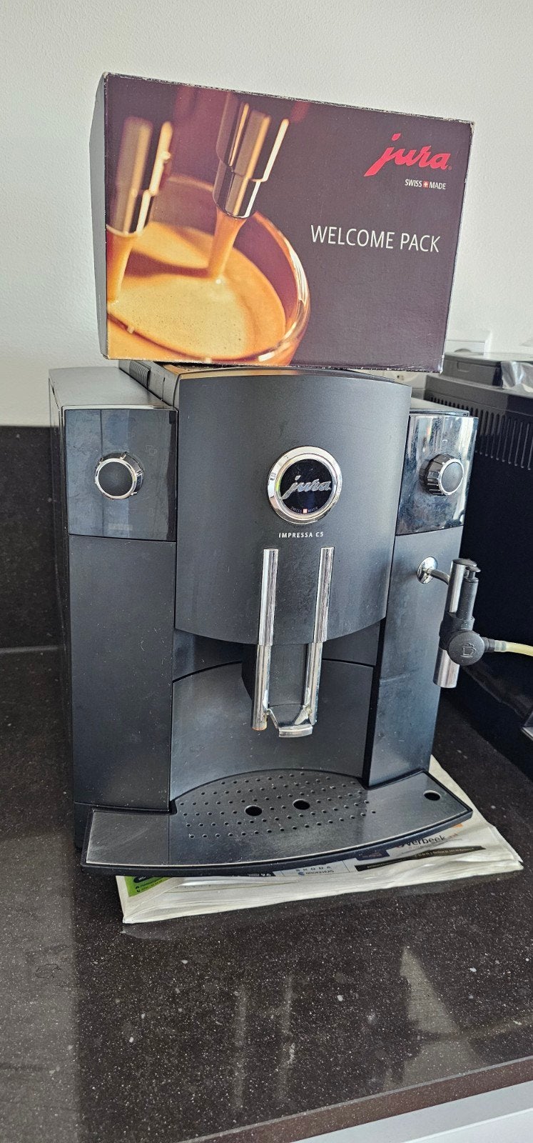 Jura Impressa C5 koffiemachine - voor de handige Harry, Witgoed en Apparatuur, Ophalen, 10 kopjes of meer, Koffiemachine, Koffiebonen